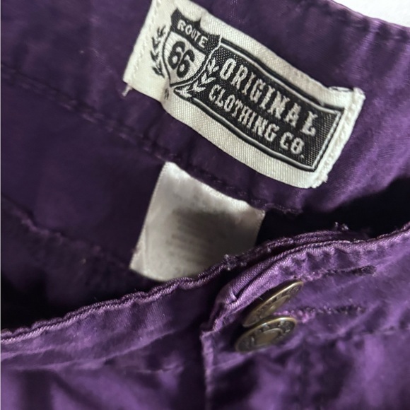 Route 66 Women's Deep Purple Wide Leg Jeans - Picture 4 of 9